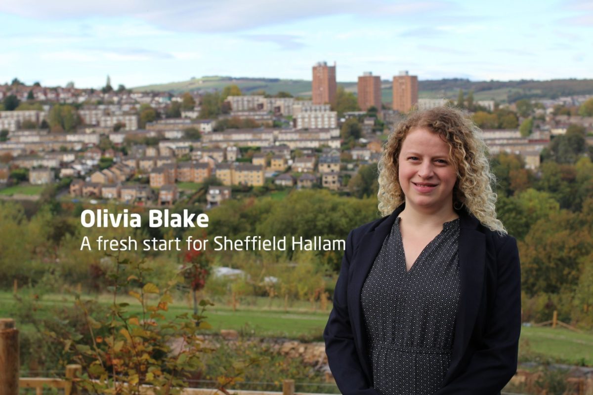 Olivia Blake. A Fresh Start for Sheffield Hallam.