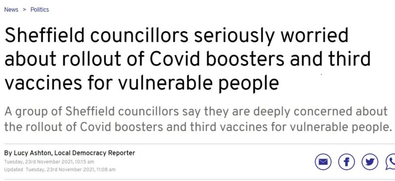Labour Councillors express concern about rollout of third primary doses of Covid vaccine